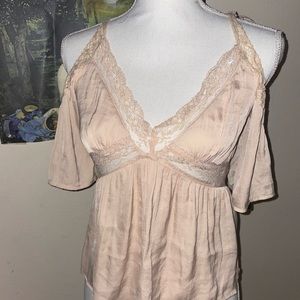 Lightweight pink blouse/shirt